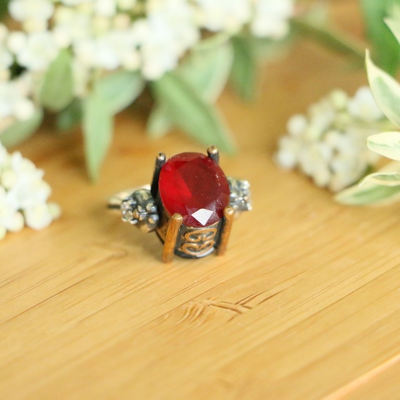 Sterling Silver Jade Stones Revers Rings - Picture 4 of 8